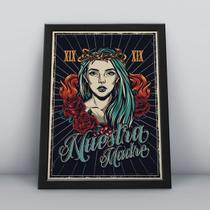 Quadro com moldura nuestra madre Quadro com moldura nuestra madre