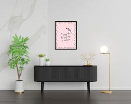 Quadro Com Moldura O Segredo de Progredir é Começar