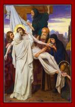 Quadro Com Moldura Paixão de Cristo Morte de Jesus