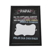 Quadro Com Moldura Papai Eu Te Amo