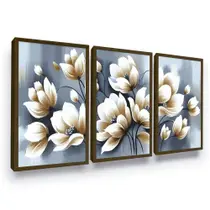 Quadro Com Moldura Para Sala Quarto Sala de Estar Flores Quadro Com Moldura Para Sala Quarto Sala de Estar Flores