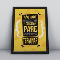 Quadro com moldura pare apenas quando precisar