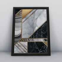 Quadro com moldura plantas abstratas 5 Quadro com moldura plantas abstratas 5
