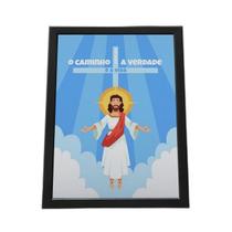Quadro Com Moldura Religião Cristã 006 Religiao-006-M1