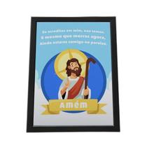 Quadro Com Moldura Religião Cristã 007 Religiao-007-M1