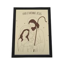 Quadro Com Moldura Religião Cristã 016 Religiao-016-M1