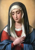 Quadro com Moldura Religioso Nossa Senhora da Dores