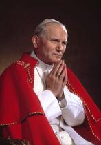 Quadro com Moldura Religioso Papa João Paulo II