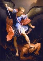 Quadro com Moldura Religioso São Miguel Arcanjo