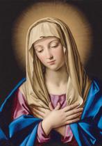 Quadro com Moldura Religioso Virgem Maria