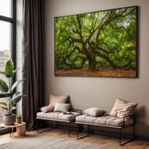 Quadro com Moldura Sala Quarto Arvore Centenária Decorativo Horizontal Grande Hall