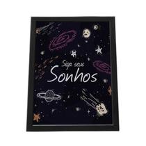 Quadro Com Moldura Siga Seus Sonhos