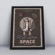 Quadro com moldura space research