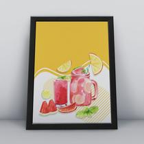 Quadro com moldura Suco 25 Quadro com moldura Suco 25