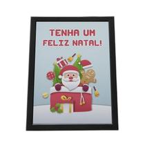 Quadro Com Moldura Tenha Um Feliz Natal Quadro Com Moldura Tenha Um Feliz Natal