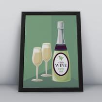 Quadro com moldura Vinho 42 Quadro com moldura Vinho 42
