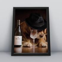 Quadro com moldura Vinho 50