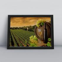 Quadro com moldura Vinho 60 Quadro com moldura Vinho 60