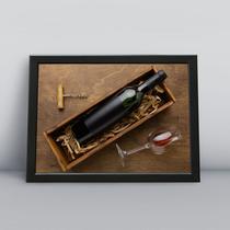 Quadro com moldura Vinho 65