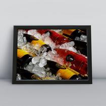Quadro com moldura Vinho 74 Quadro com moldura Vinho 74