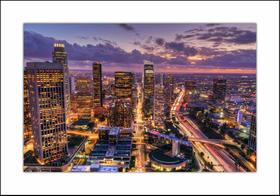 Quadro Com Moldura Vista Cidade Prédios