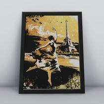 Quadro com molduraballet torre eiffel Quadro com molduraballet torre eiffel