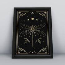 Quadro com molduralibelula mistica tarot