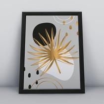 Quadro com molduraplantas abstratas 5