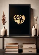 Quadro Com Vidro Corinthians Meu Timao com Moldura Tamanho:21cm x 30cm (A4) Quadro Com Vidro Corinthians Meu Timao com Moldura Tamanho:21cm x 30cm (A4)