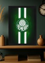 Quadro Com Vidro Palmeiras O Rei da América com Moldura Tamanho:21cm x 30cm (A4)