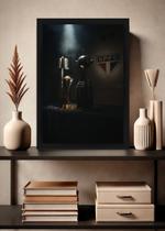 Quadro Com Vidro Taças São Paulo Futebol Clube Decorativo Tamanho:21cm x 30cm (A4)