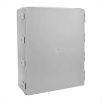 Quadro Comando Elétrico PVC 500x400x200mm Cinza IP68 Rohdina