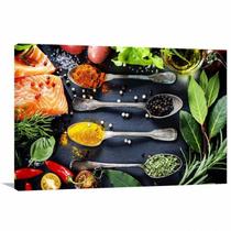 Quadro Comidas Restaurante Lanchonete com Tela em Tecido Quadro Comidas Restaurante Lanchonete com Tela em Tecido