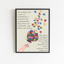 Quadro conscientização Do Autismo 33x24cm Quadro conscientização Do Autismo 33x24cm