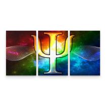 Quadro Consultório Psicologia Símbolo Psy Colorido Quadro Consultório Psicologia Símbolo Psy Colorido