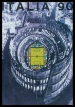 Quadro Copa Do Mundo Fifa De 1990 Cartaz Moldura 42x29cm Quadro Copa Do Mundo Fifa De 1990 Cartaz Moldura 42x29cm