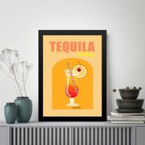 Quadro Coquetel Tequila Sunrise 24X18Cm