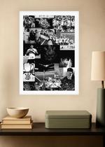 Quadro Corinthians Raça com Vidro e Moldura Branca Quadro Corinthians Raça com Vidro e Moldura Branca