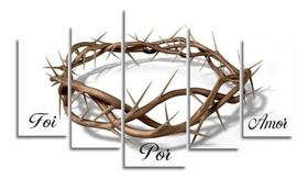 Quadro Coroa De Espinhos Jesus Cristo Fé Cristão Sala Quarto Quadro Coroa De Espinhos Jesus Cristo Fé Cristão Sala Quarto