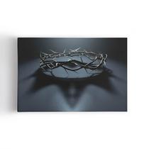 Quadro Coroa de Espinhos Jesus Cristo Foto Canvas 60x40cm Quadro Coroa de Espinhos Jesus Cristo Foto Canvas 60x40cm
