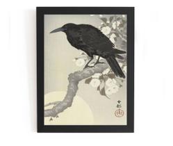 Quadro Corvo Sob A Lua Cheia De Ohara Koson, 1900 - 1930
