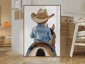Quadro Cowboy Vaqueiro Cavalo Rodeio Quarto Menino Decoração Ref. 01 Quadro Cowboy Vaqueiro Cavalo Rodeio Quarto Menino Decoração Ref. 01