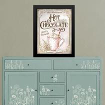 Quadro Cozinha Chocolate Quente 24X18Cm - Com Vidro