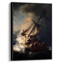 Quadro Cristo em uma tempestade no Mar da Galiléia - Rembrandt Harmens van Rijn (1633)