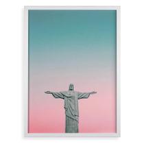 Quadro Cristo Redentor - Candy Colors 45X34Cm Quadro Cristo Redentor - Candy Colors 45X34Cm