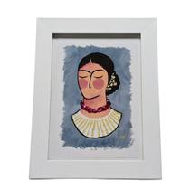 Quadro cristovão PP - Frida Primavera Azul
