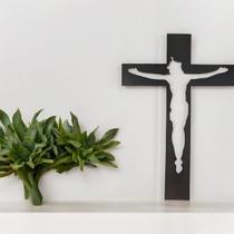 Quadro Crucifixo Ferro Cortado a Laser Quadro Crucifixo Ferro Cortado a Laser