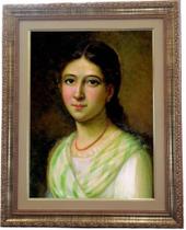 Quadro Da Beata Pauline Jericot, Mod. 03, 53x43cm. Angelus