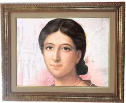 Quadro Da Beata Pauline Jericot, Mod. 04, 53x43cm. Angelus