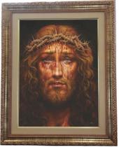 Quadro Da Face De Jesus Cristo, Mod.04, Med.53x43cm. Angelus